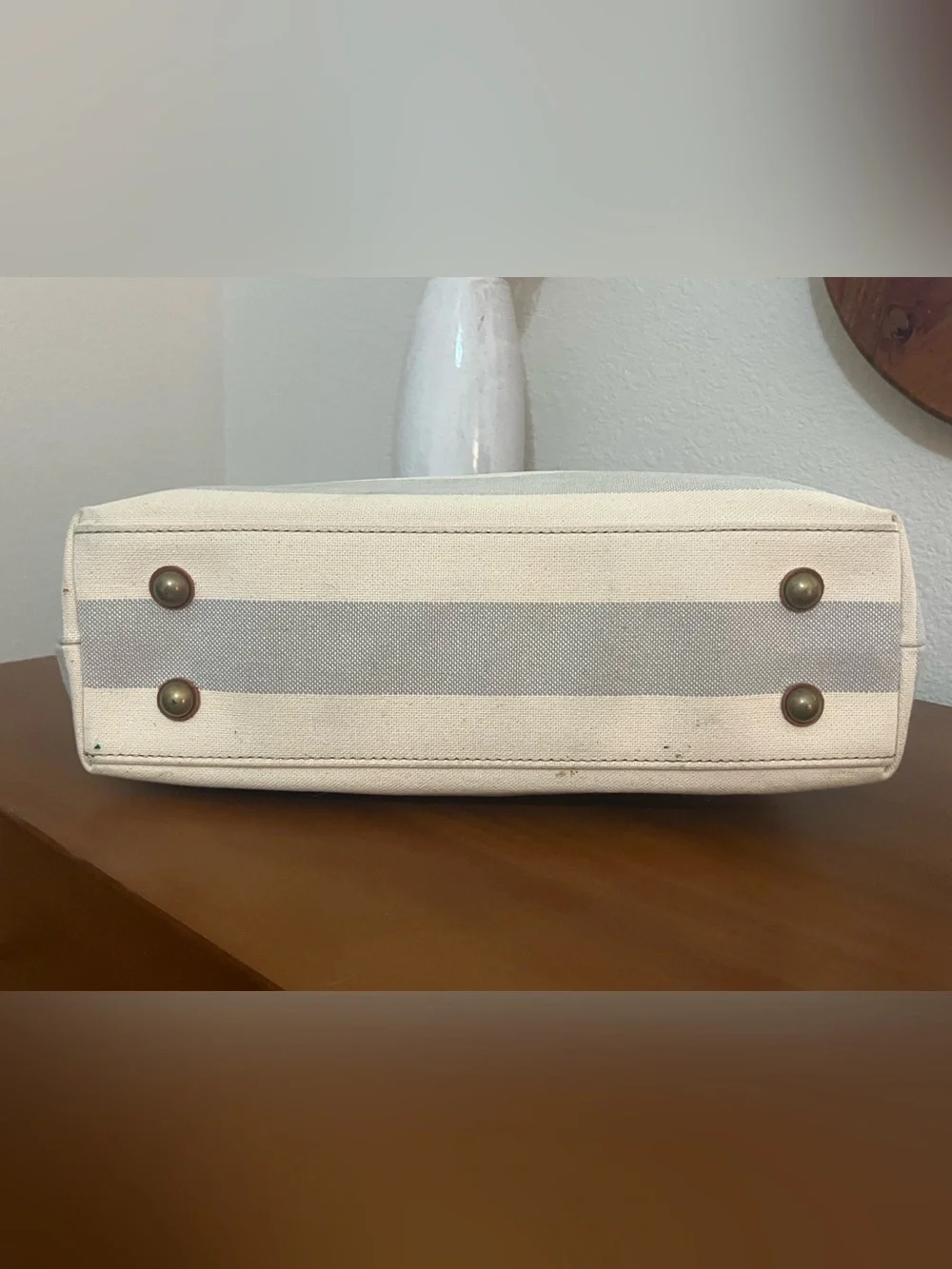 Fossil striped canvas